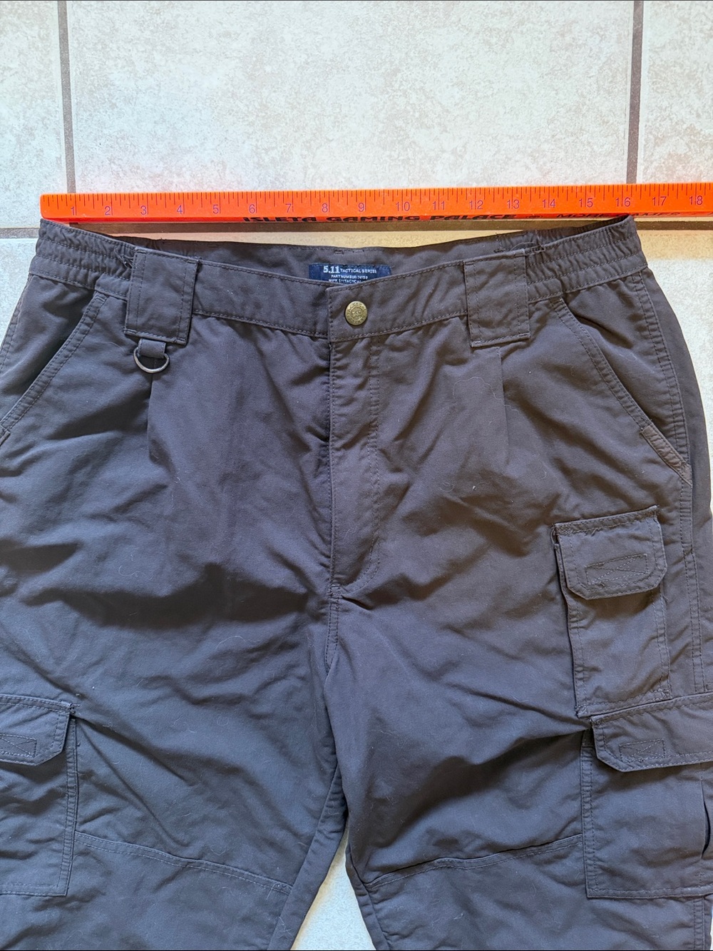 5.11 Tactical Brown Men's Cargo Pants - Tactical Utility Trousers - Picture 3 of 5